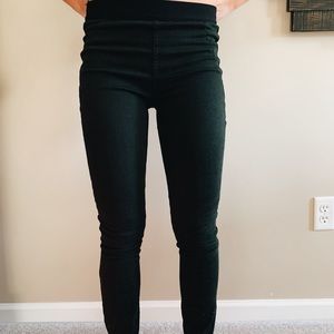Green denim